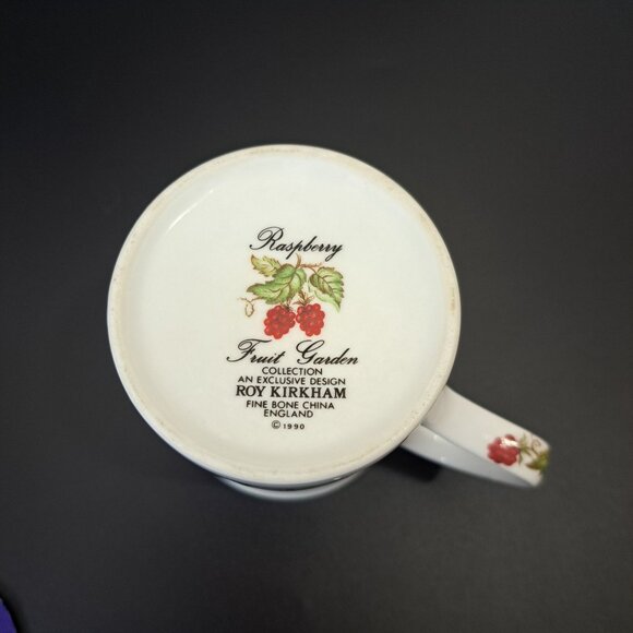Roy Kirkham Raspberry Fruit Garden Bone China Mug AS IS - Picture 11 of 11